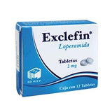 Loperamida 2mg / Caja con 12 tabletas