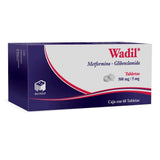 Metformina / Glibenclamida 500/5mg / Caja con 60 Tabletas
