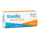 Amoxicilina 250mg / Caja con 12 cápsulas