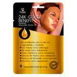 Mascarillas cuidado facial Hydrogel Gold 24K